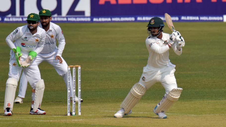 Liton gets maiden Test ton against Pakistan