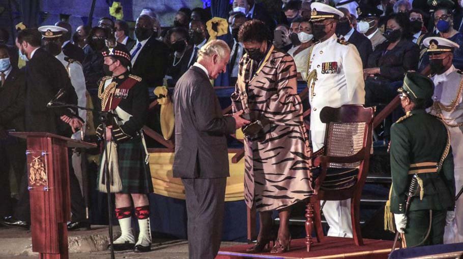Barbados bids farewell to British monarchy