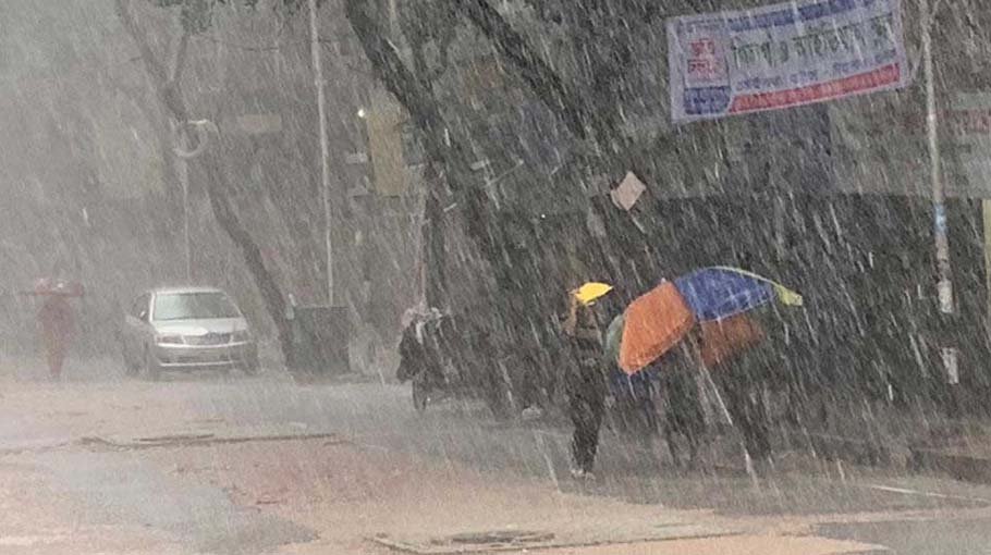 Dhaka drenched in rain