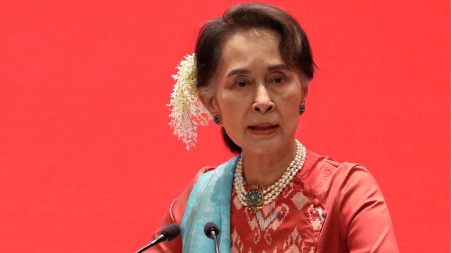 Ousted Suu Kyi gets four-year jail term
