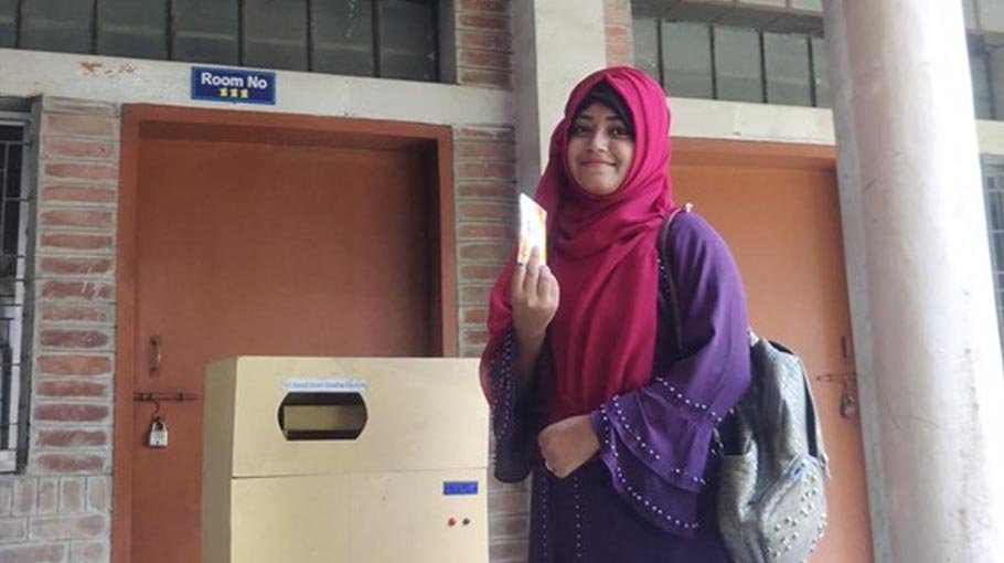 Polytechnic students invent sanitary pad dispenser