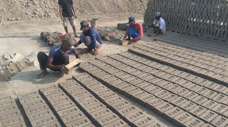 Brick field workers selling advance labour to survive 