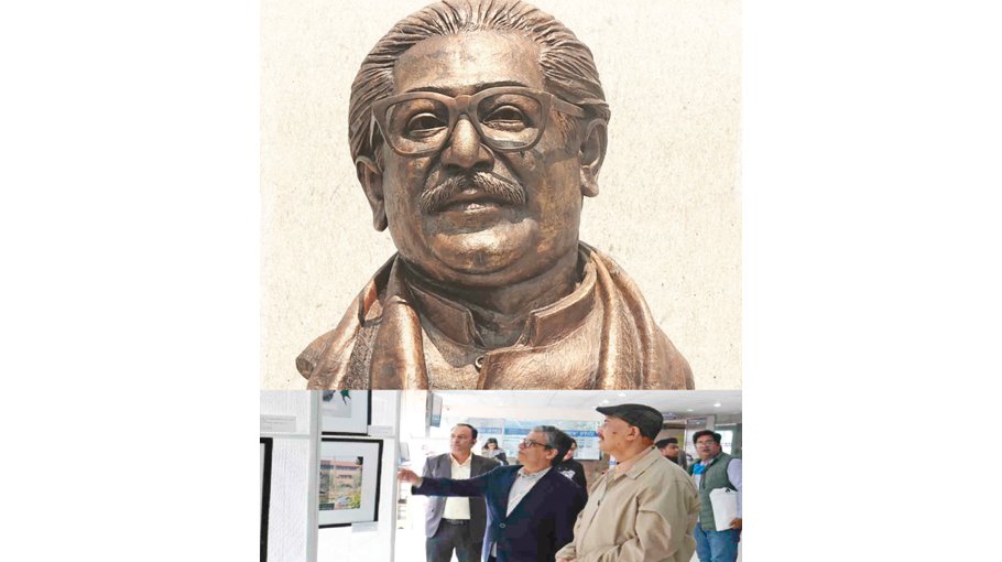 ‘Bangabandhu in Sculptures and Murals’