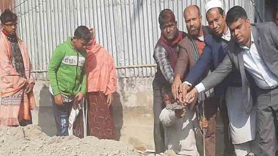 Housing construction for FFs begins at Sundarganj