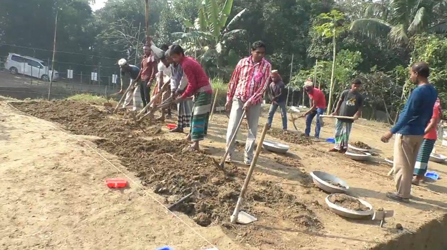 Excavation of Buddhist city resumes in Munshiganj