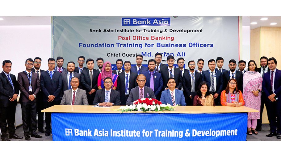 Bank Asia holds foundation course for news officers