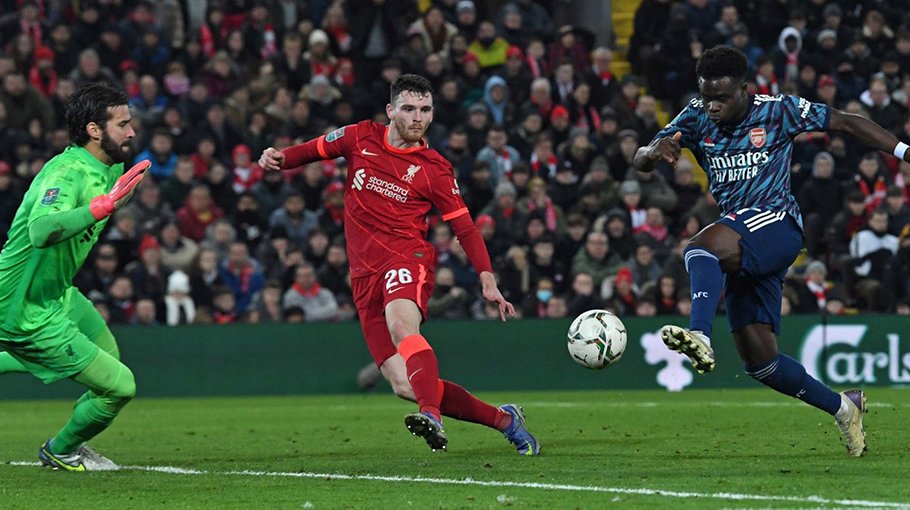 Liverpool held by 10-man Arsenal