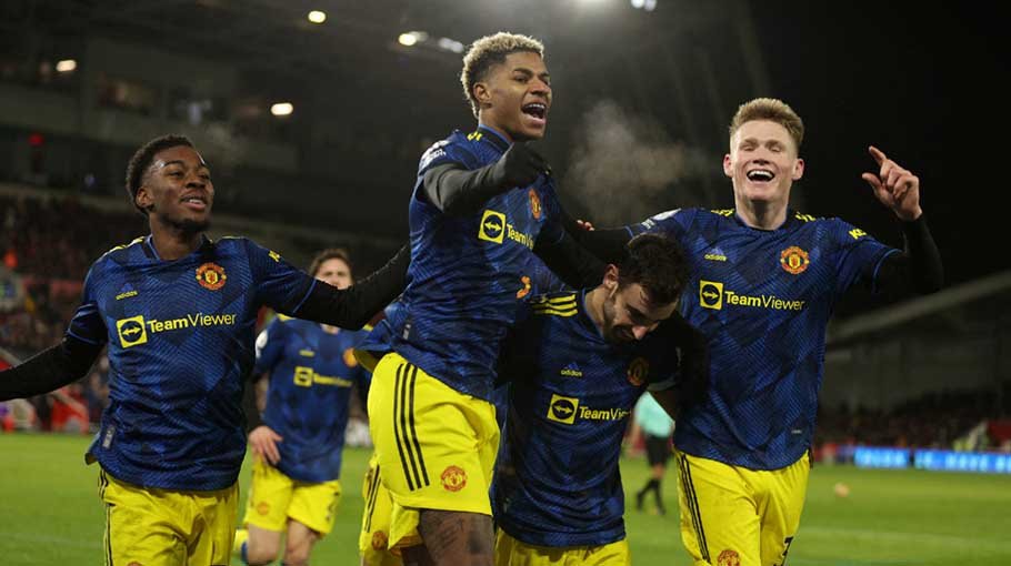 United seal vital win over Brentford