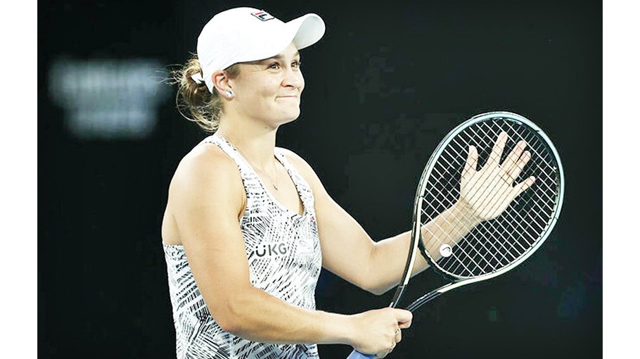 Barty crashes Anisimova party to blast into Melbourne quarters