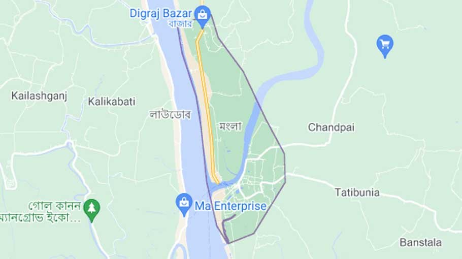 Human chain on World Wetlands Day at Mongla