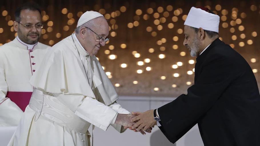 Biden joins pope, imam in calling for ‘human fraternity’
