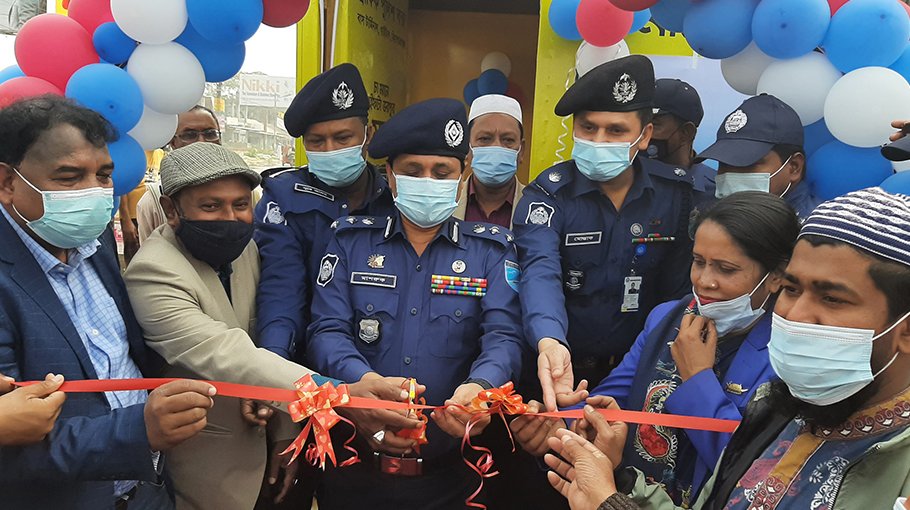 New traffic police box for Gaital Bus Terminal