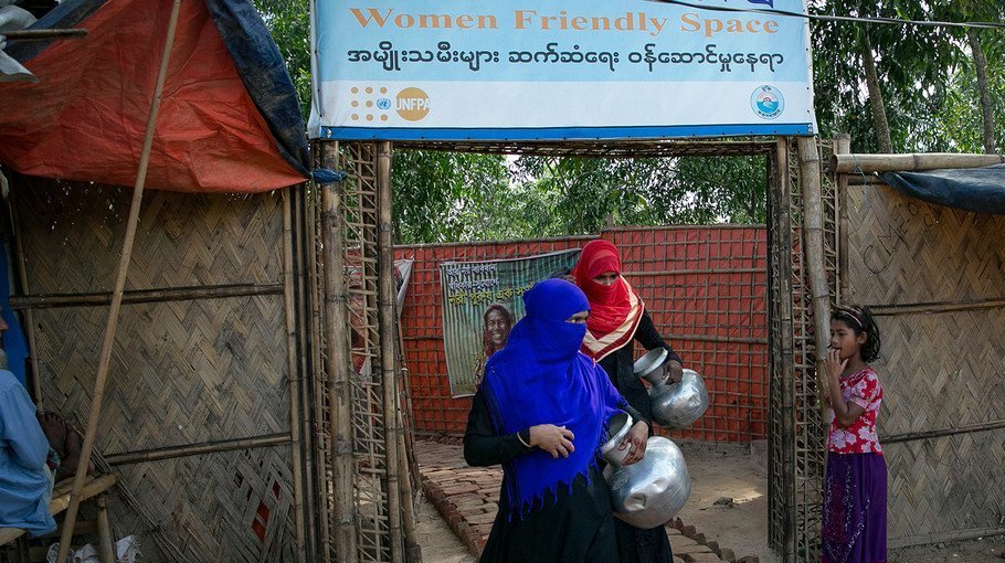 UNFPA opens women-friendly space in Rohingya camp