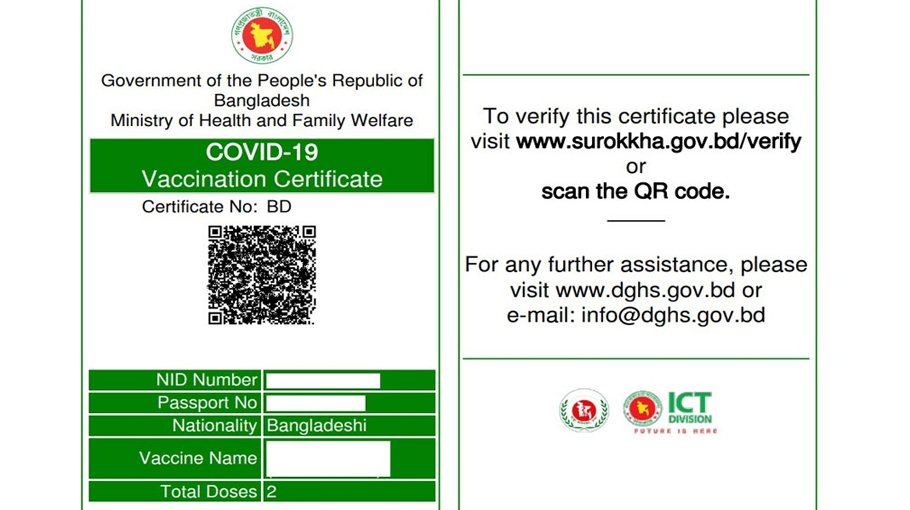 Certificates without taking jabs!