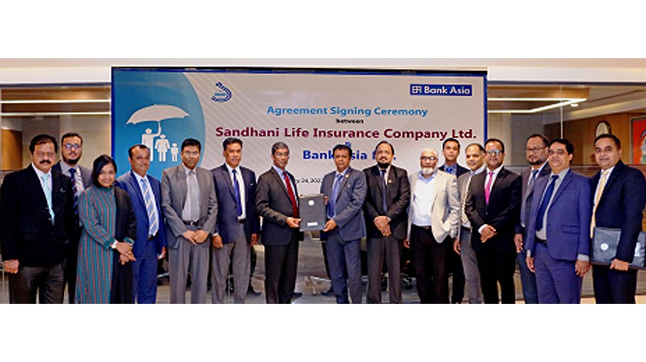 Bank Asia signs agreement with SLI for premium collection 