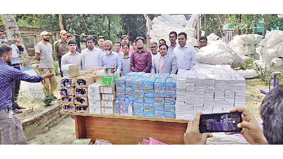 Benapole Customs seizes Phensedyl, explosives, cigarettes