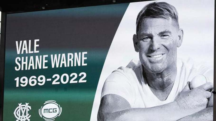 Cricket world mourns Shane Warne