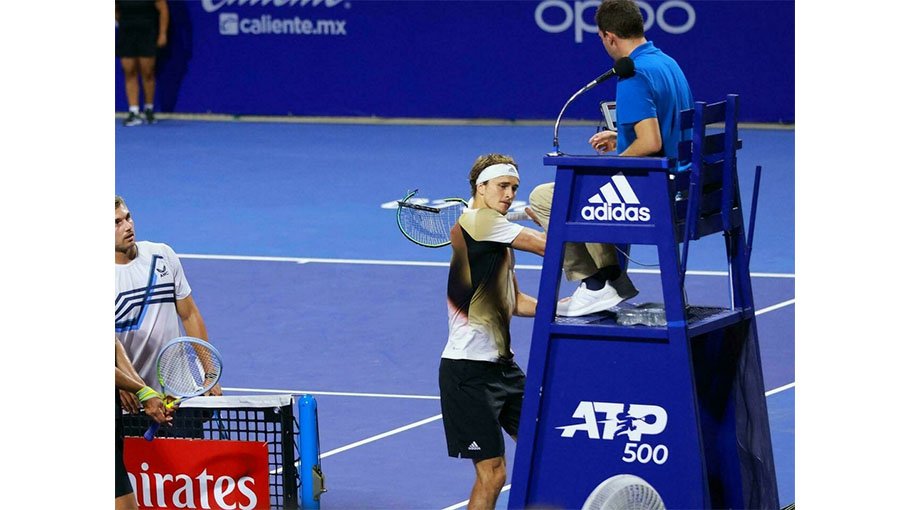 Zverev gets probation over Mexico meltdown