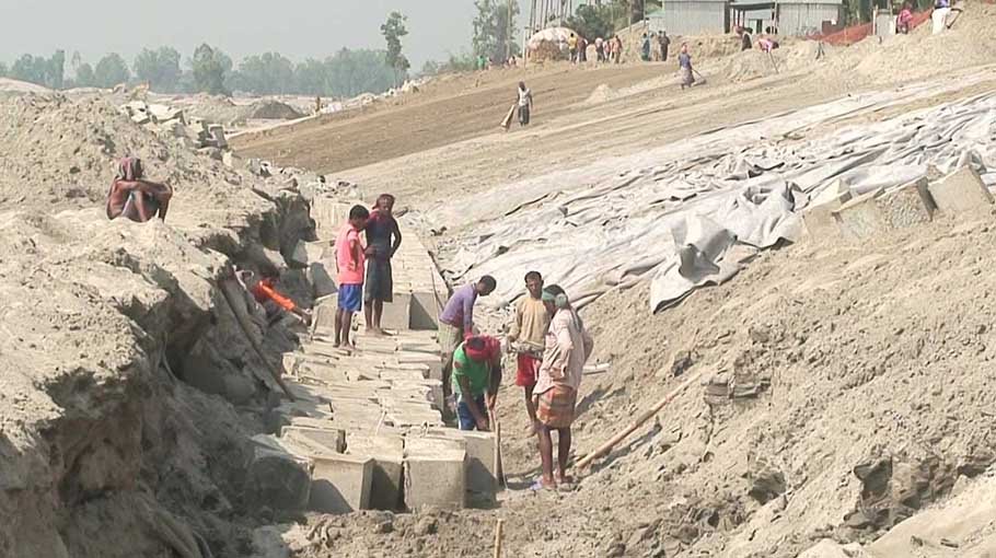 Tk 479-cr Brahmaputra dyke  construction underway