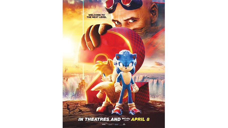 ‘Sonic 2’ Dolby poster sees knuckles chasing Sonic, Tails