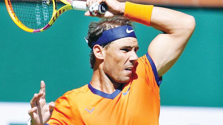 Nadal out for up to six weeks with rib injury
