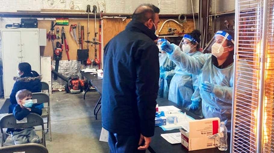 Covid rates plunge as decision nears on US asylum limits