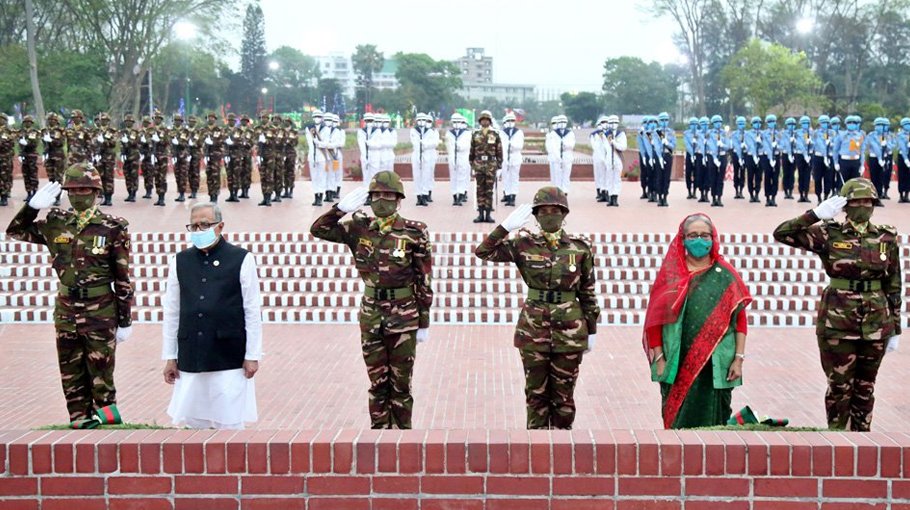 President, PM pay homage to Liberation War martyrs