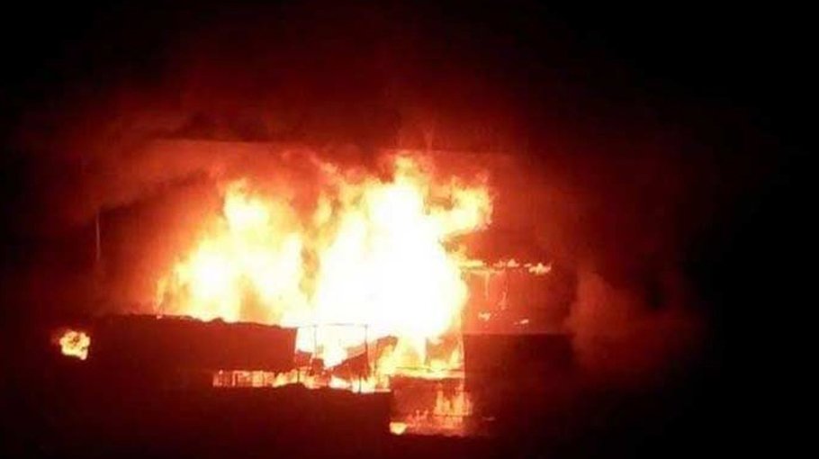 Houses burnt to ashes in Mirsarai fire