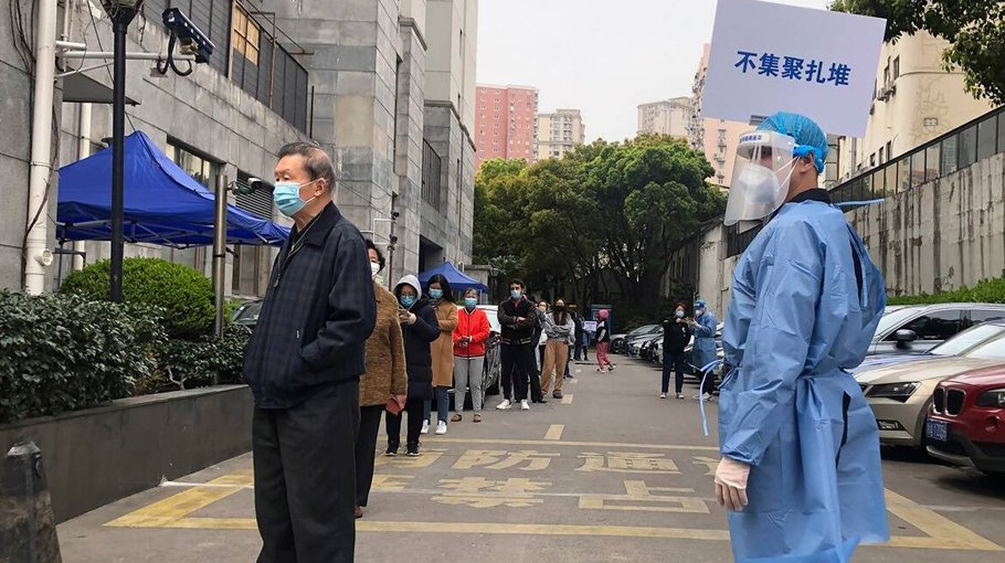 Covid cases rise in Shanghai with millions under lockdown