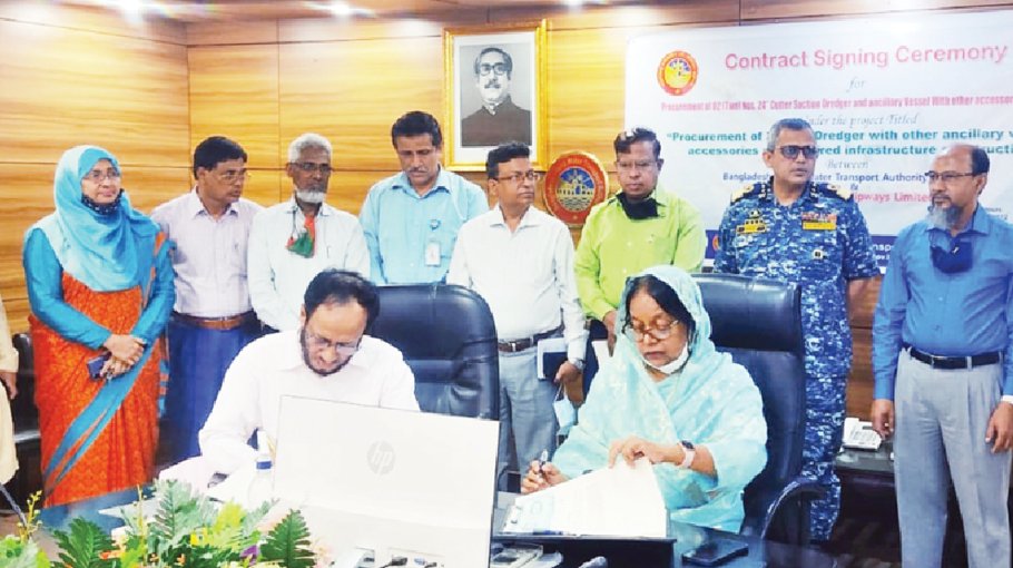 ASSL-BIWTA sign deal for dredger supply