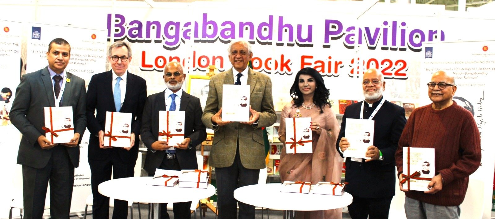 Int. editions of secret documents on Bangabandhu launched at London Book Fair