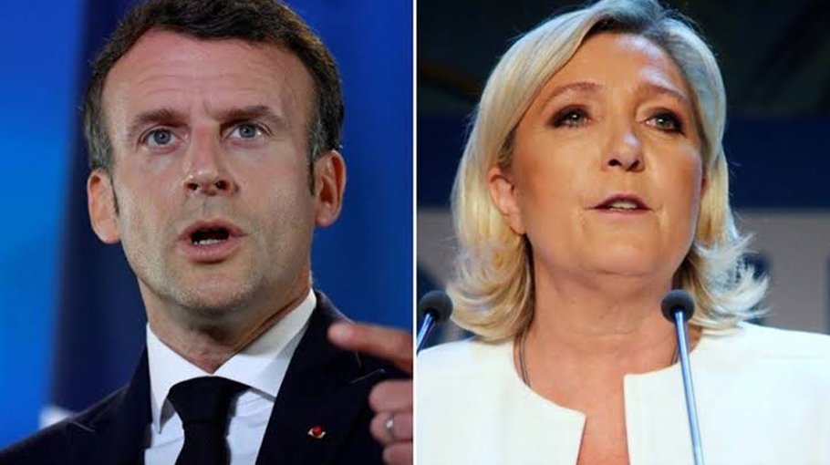 Tight Le Pen-Macron duel