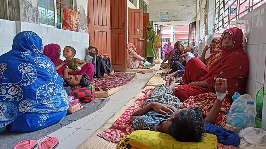 45 diarrhoea patients against 6 beds in Madaripur hospital