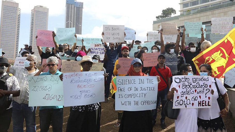 Sri Lankan protesters demand justice for 2019 Easter attacks