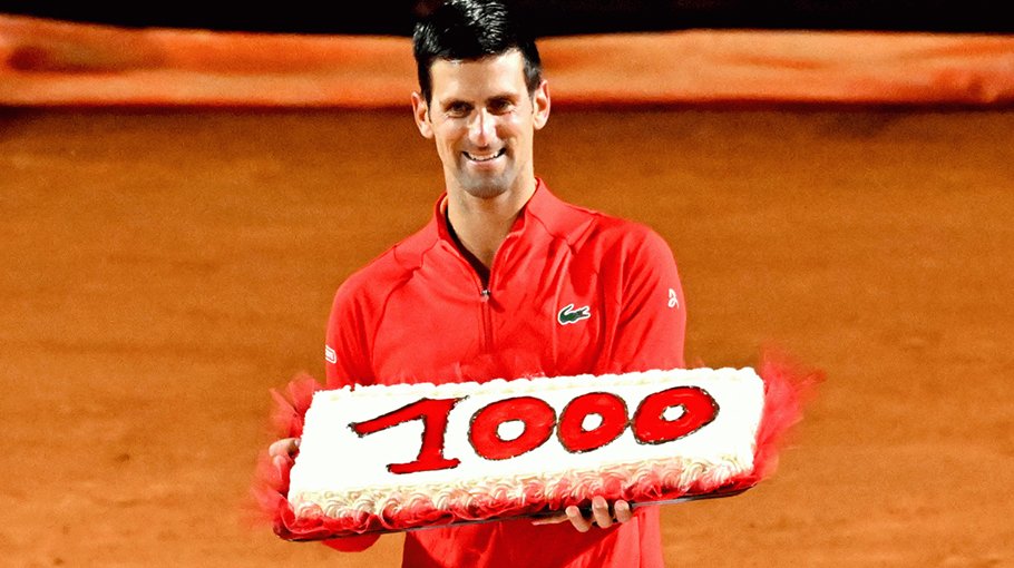Djokovic gets 1,000th career win