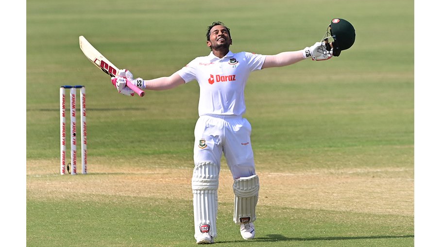 Mushfiqur ton steers Bangladesh to lead 