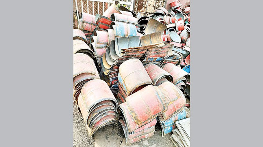 And now LPG cylinders sell for scrap!