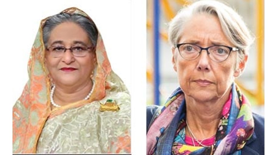 PM greets her new French counterpart