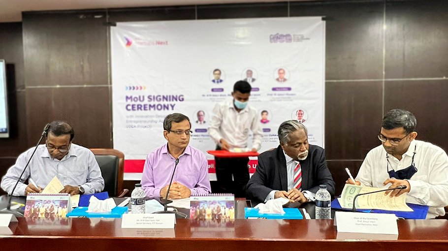 iDEA of ICT Division signs MoU with NSU to support startups