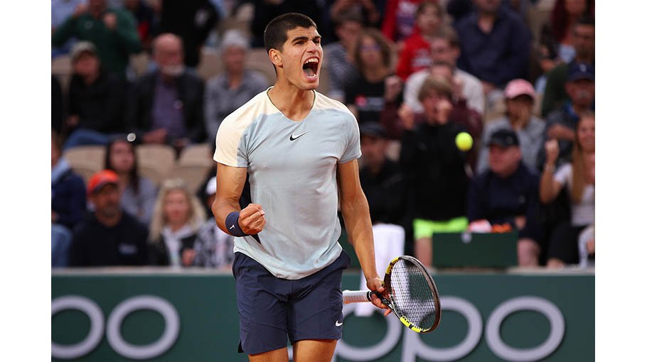 Alcaraz saves match point in French Open thrillers
