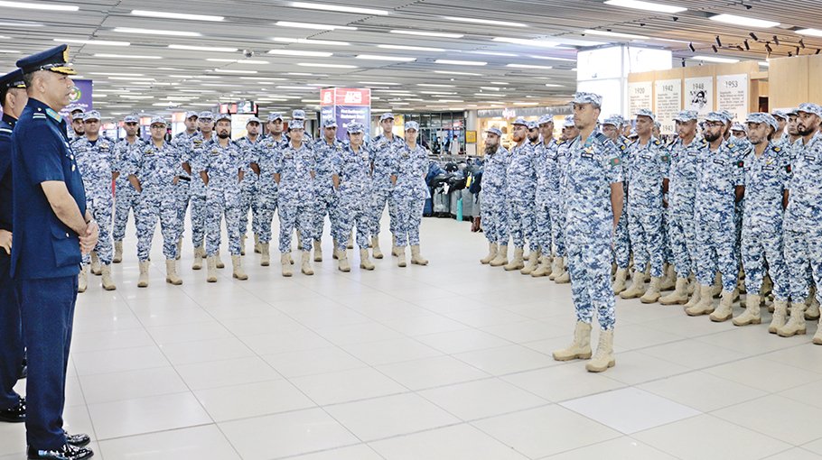 BAF rotates contingent at Central African Republic