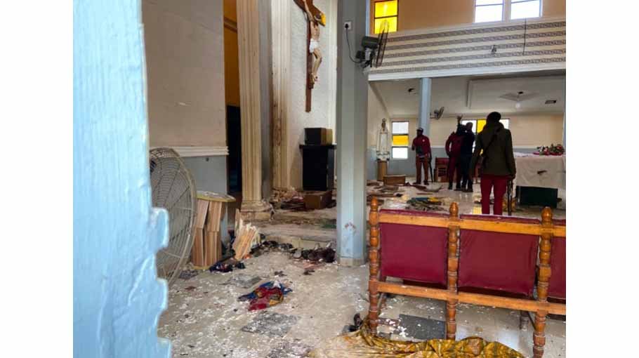 At least 50 killed in Nigeria church massacre