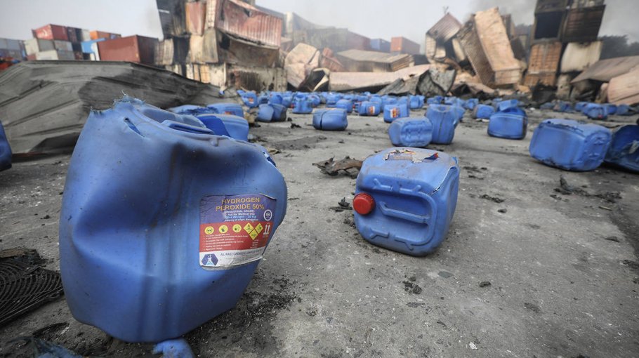 4 depots storing hydrogen peroxide face safety hazards 