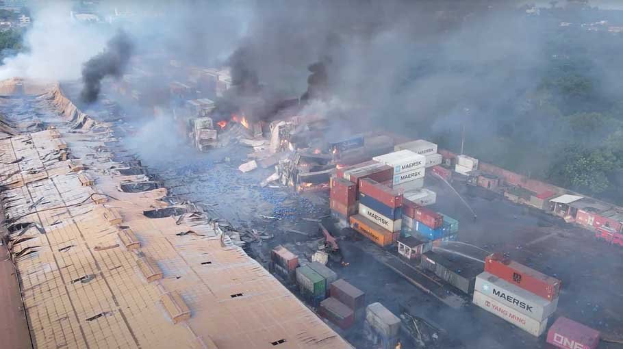 Environmental disaster feared following Sitakunda depot fire