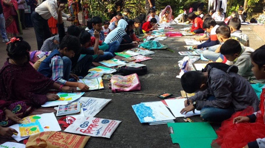 SM Sultan art college academic building opens in Narail