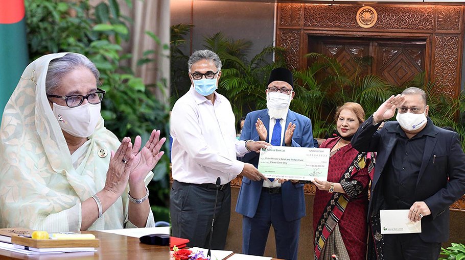 NBL donates Tk 11 crore to PM’s relief fund for flood victims