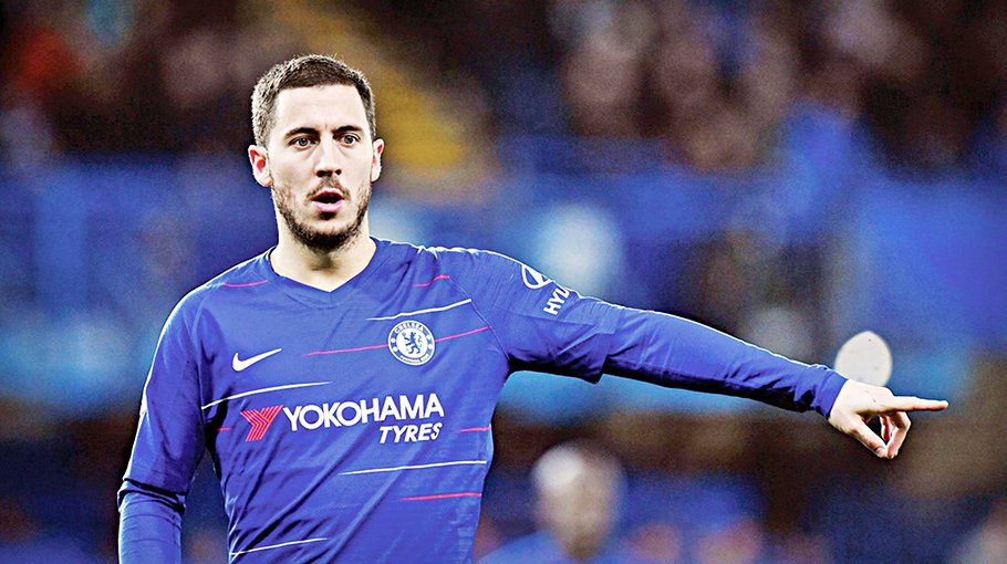 Hazard linked  with Chelsea for  possible return