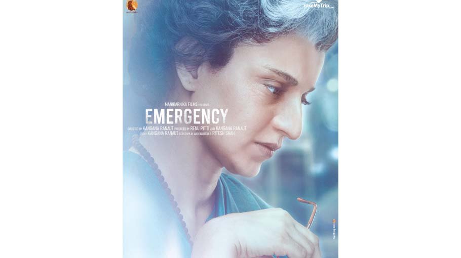 Kangana unveils her Indira Gandhi look from ‘Emergency’