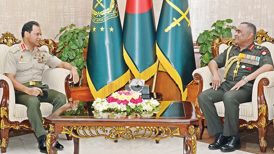 Indian Army Chief meets Bangladeshi counterpart