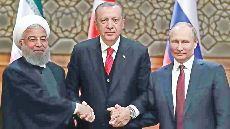 Iran, Russia, Turkey presidents to talk Syria war in Tehran